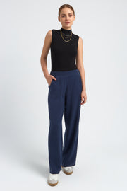 PANTALON FLUIDE FEMME DOLCE MARINE
